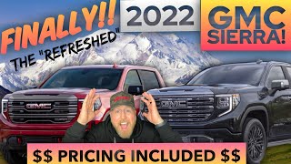 FINALLY The 2022 “REFRESHED” GMC Sierra’s are REVEALED including PRICING [upl. by Roy]