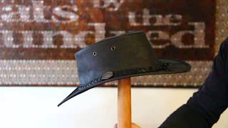 Barmah 1019 Black Sundowner Kangaroo Hat Review Hats By The Hundred [upl. by Aalst592]