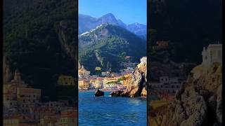 The Amalfi Coast by Boat 💎 italy italia amalfi amalficoast sea travel shorts [upl. by Tory]