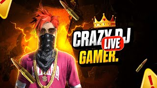 FREE FIRE 🔴 LIVE WITH CRAZY DJ  FULL HD CHILL STREAM  PLAYING WITH SUBSCRIBERS  PAKISTAN SERVER [upl. by Ahselaf]