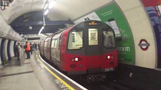 quotMIND THE GAPquot at the Northbound Northern Line platform at Embankment 7th October 2017 [upl. by Ellerihs]