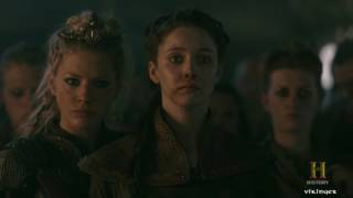 Vikings  Lagertha Tortures Egil The Bastard Season 4B Official Scene 4x19 HD [upl. by Solracesoj569]