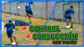 Técnicas para controlar y dominar el balónCoordinación en tus pies Eficaz 100 [upl. by Ettennek]