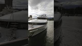 Vancouver Yacht Life 🛥️ yacht yachts yachtlife ocean oceanwaves sea boat [upl. by Che]