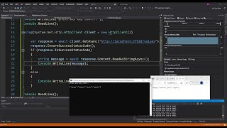 ASPNET Core Web API ClientServer App with Visual Studio [upl. by Letnahs]