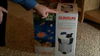 SunSun HW 302 Canister Filter Unboxing and Review [upl. by Annayat957]