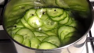 Cornichons au vinaigre  quotpicklesquot newyorkais faits maison  Recette  13 [upl. by Cand]