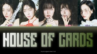 ♯ HOUSE OF CARDS BTS  your girl group 5 members  Colour Coded Lyrics [upl. by Yelroc]