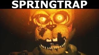 FNAF 6  Springtrap  All Voices Jumpscares amp Rare Screen Freddy Fazbears Pizzeria Simulator [upl. by Mussman]