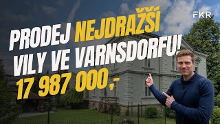 Prodej nejdražší vily ve VARNSDORFU  Filip Král reality [upl. by Tonnie211]