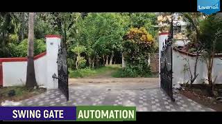 Swing Gate Automation with DEA Italy Motor  Liverton Automation  Kochi  9048488480 [upl. by Aroled]