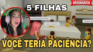 ADOTEI 5 GÊMEAS E O FINAL FOI TRISTE NO ROBLOX [upl. by Edyaj]