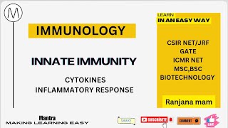 INNATE IMMUNITY cytokines inflammatory response immunology [upl. by Ahsiruam]