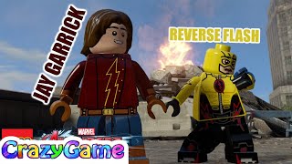 Lego Reverse Flash vs Jay Garick Free Roam in Lego MARVELs Avengers MOD [upl. by Cacia]