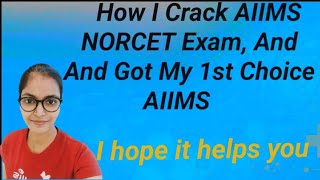 My AIIMS NORCET Preparation Journey How I Prepare For The AIIMS NORCET Exam aiims norcet [upl. by Elicec867]