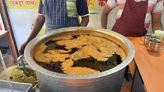 Spicy Missal Pav Breakfast  Crazy Morning Rush  Indian Street Food [upl. by Ikairik211]