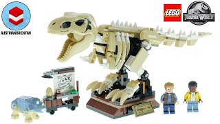 LEGO Jurassic World 76940 TRex Dinosaur Fossil Exhibition Speed Build [upl. by Annohsat400]