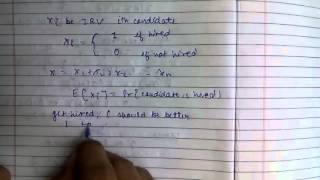 Probabilistic Analysis Analysis of Hiring Problem using IRV [upl. by Sinai]