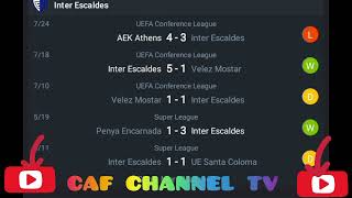 LIVEInter Escaldes VS AEK Athens EuropeUEFA conference league qualification 20242025 [upl. by Mariana]