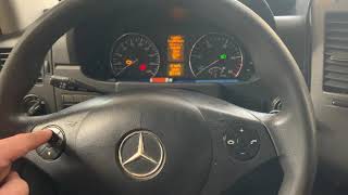 Mercedes Sprinter 2014 service reset [upl. by Murry14]