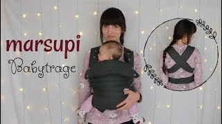 MARSUPI BABYTRAGE  Anleitung amp Review [upl. by Anyad]