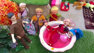 Barbie All Day Routine In Urdu  Mari Ki KahaniEp101Sab gye pool per☺️Barbie morning routine [upl. by Hardie]