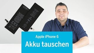 iPhone 6 – Akku tauschen Reparaturanleitung [upl. by Sidell]