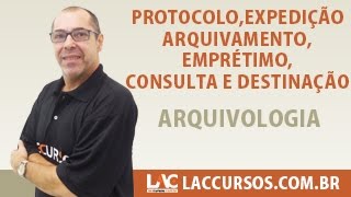 Aula 09  Protocolo Expedição Destinação  Arquivologia  Valentini [upl. by Acirahs245]