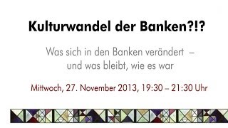 Kulturwandel der Banken [upl. by Heer]