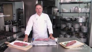 Manitoba Pork How To Butterfly Pork Tenderloin [upl. by Ytiak]