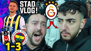 GALATASARAYLILAR BEŞİKTAŞ  FENERBAHÇE DERBİSİNİ STADDA İZLERSE Beşiktaş 13 Fenerbahçe Stad Vlog [upl. by Ggerk]