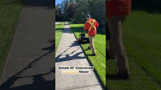 Exmark 30” Commercial Mower Exmark Mower LawnCare [upl. by Eixel]