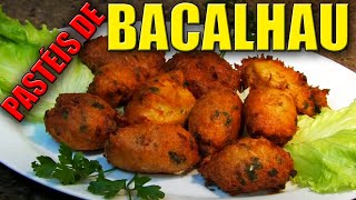 Receita de Pastéis de Bacalhau  Pasteis de Bacalhau Receita Tradicional Portuguesa [upl. by Tybalt]