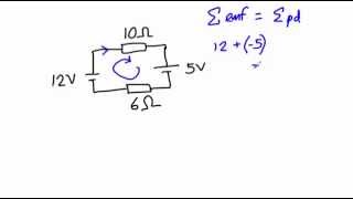 Kirchhoffs Second Voltage Law [upl. by Nnylodnewg]