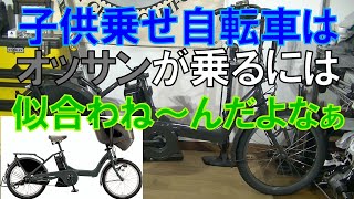 子乗せ電動アシスト自転車はそのままだとオッサンには似合わねーんだよな ブリヂストン bikke POLAR e [upl. by Pardo]