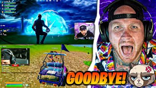 TIMTHETATMAN REACTS TO GOODBYE OG FORTNITE [upl. by Siulesoj]