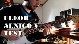 FLEOR Humbucker Alnico 5 pickups Test  Demo  Squier Standard Stratocaster [upl. by Heyes970]