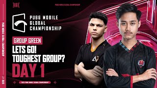 EN 2023 PMGC League  Group Green Day 1  PUBG MOBILE Global Championship [upl. by Nelyk863]