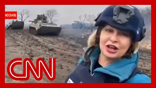 See how Russian state TV is covering the war in Ukraine [upl. by Ahsauqram91]