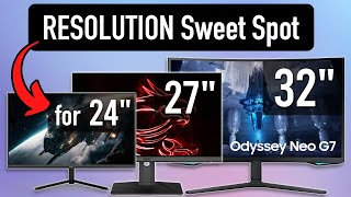 Your Guide to Buying the Perfect Monitor 24 vs 27 vs 32inch for 1080p 1440p 4K  Ultrawide [upl. by Augusta812]