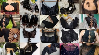 Latest Black blouse design 2023  काले रंग के ब्लाउज डिजाइन  New Black Saree Blouse Designs [upl. by Glynias183]