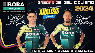 LATIN POWER en BORA 2024 HIGUITA y D MARTÍNEZ WORLD TOUR 🚴‍♂️ en CICLISMO COLOMBIANO Cycling [upl. by Colp]