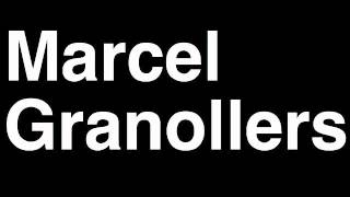 How to Pronounce Marcel Granollers Tennis Grand Slam Tournament Australia French US Open Wimbledon [upl. by Allina]