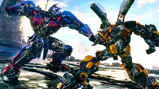 Optimus Prime vs Bumblebee  Pelea completa 🌀 4K [upl. by Katharyn]