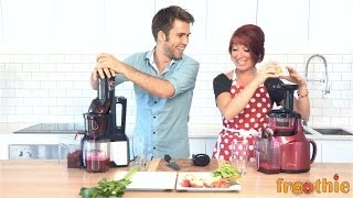 The Optimum 400 VS The Optimum 600  Cold Press Juicer Comparison [upl. by Ahsyas]