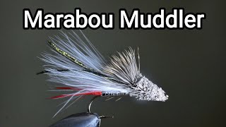 How to tie the Marabou Muddler Fly pattern  Fly tying tutorial [upl. by Atnauqahs]