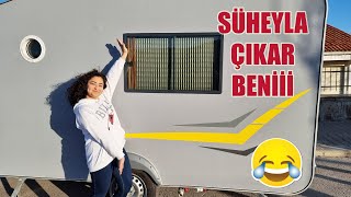 BABAMI KARAVANA KİLİTLEDİM  MİNİ KARAVAN DİZAYNI [upl. by Follmer]