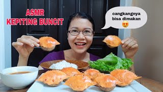 ASMR KEPITING BUNCIT CANGKANGNYA BISA DIMAKAN  KETAM ISI KHAS BELITUNG [upl. by Aienahs]