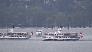 Tanz der Dampfschiffe auf dem Vierwaldstättersee [upl. by Stefan12]