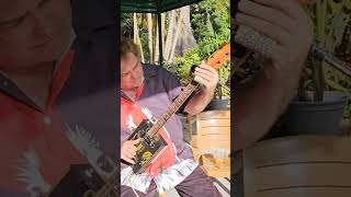 Steve Arvey Crazy Rocking Slide Boogie On A 4 String Cigar Box Guitar In Concert stevearveymusic [upl. by Ellord435]